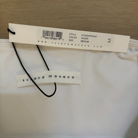 Susana Monaco Asymmetric Tube Dress Slit Front - Picture 4 of 4